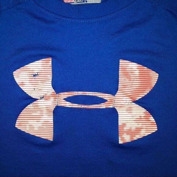 Under Armour Boys Blue T Shirt size M, loose fit - Picture 2 of 3